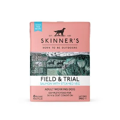 Skinner's Field & Salmon with Steamed Veg