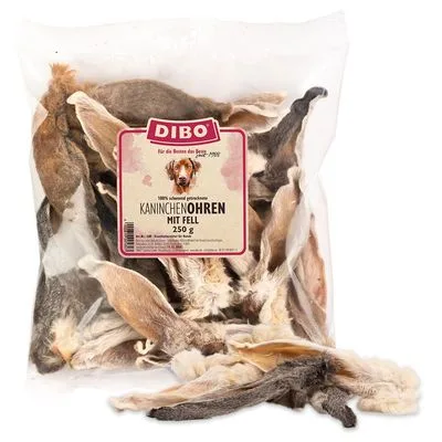 Dibo Kaninchen-Ohren mit Fell