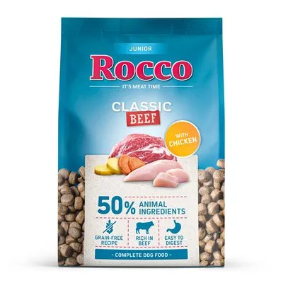 Rocco Junior Classic vacuno con pollo