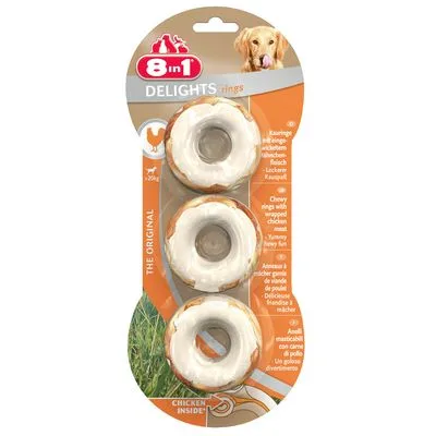 8in1 Delights Meaty Chewy Rings
