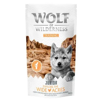 Wolf of Wilderness Training JUNIOR Explore the Wide Acres con pollo