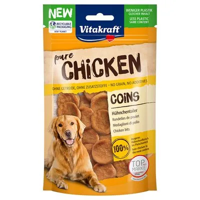 Vitakraft CHICKEN Coins snacks pollo para perros