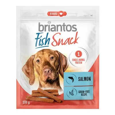 Briantos Fish Snacks, Thunfisch und Lachs für Hunde