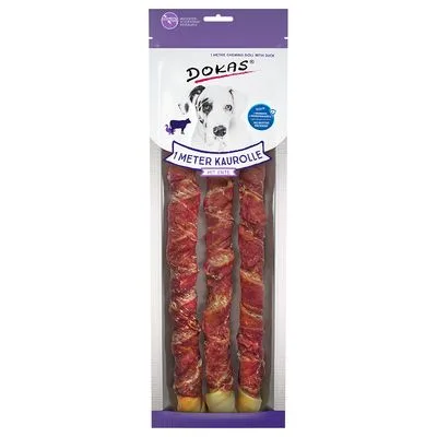 Dokas Dog Treats 1 Metre Chewing Roll