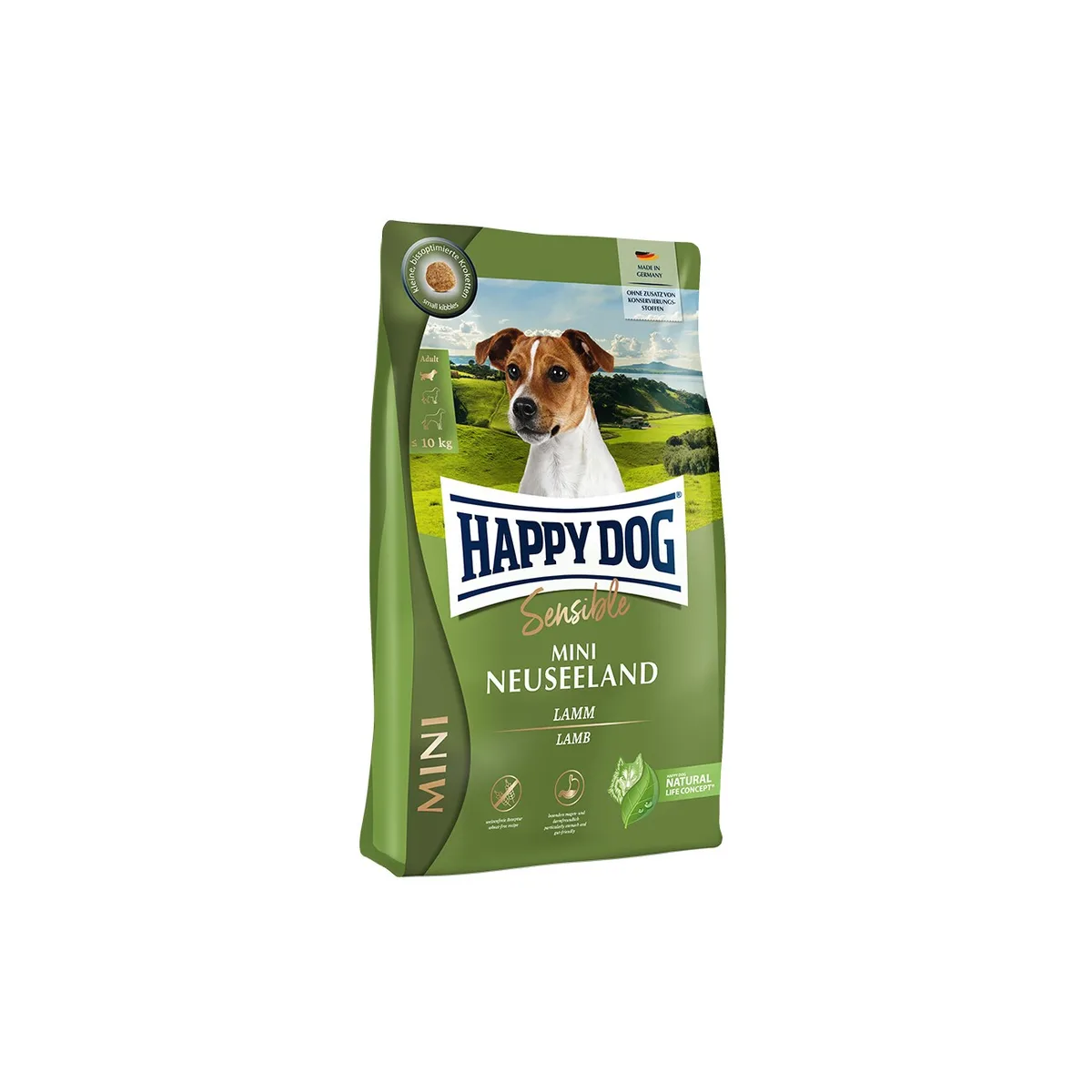 Happy Dog Sensible Trockenfutter Hund Adult, Mini Neuseeland