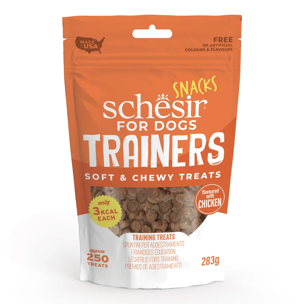 Schesir Chicken flavored snacks - for training in bag