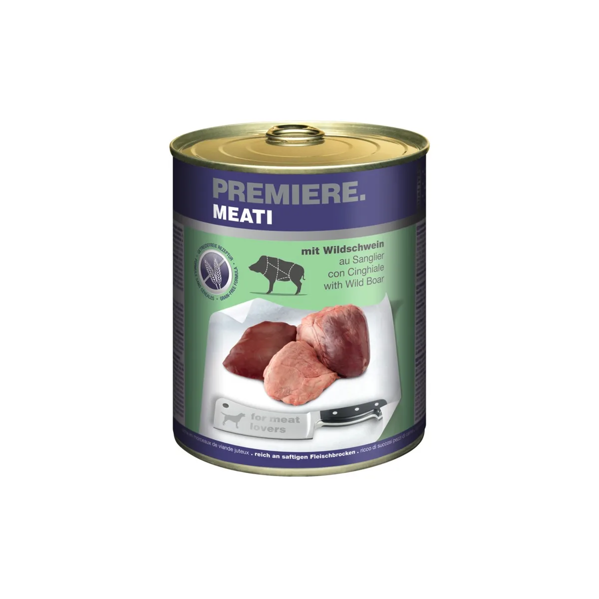 PREMIERE Meati Nassfutter Hund, Adult, Wildschwein