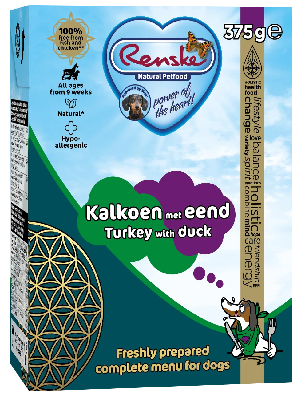 Renske freshly prepared - Turkey with duck