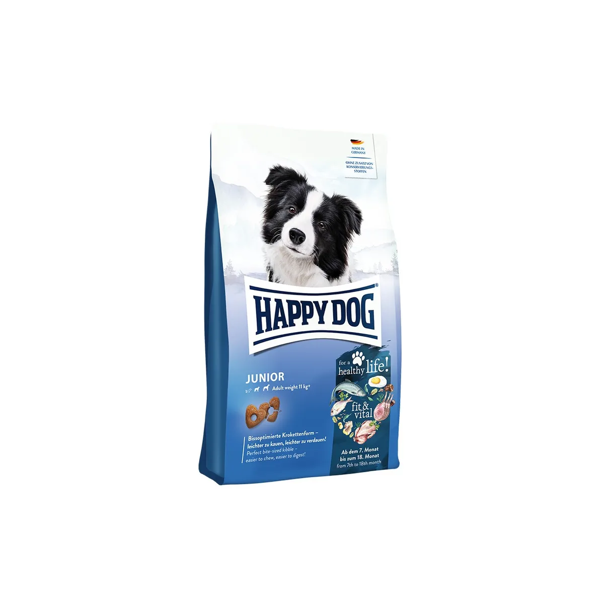 Happy Dog fit & vital Trockenfutter Hund, Junior