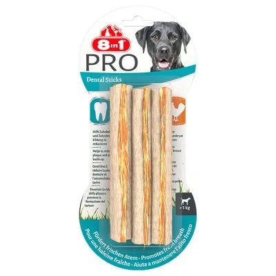 8in1 Delights Pro Dental Sticks kyckling