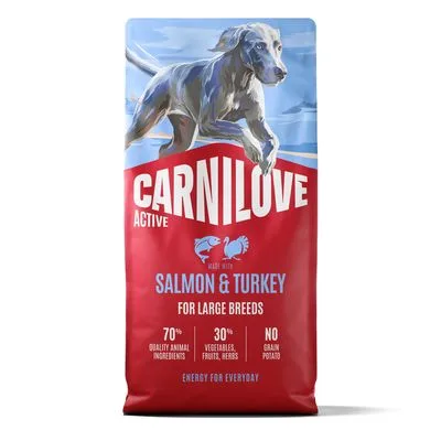 Carnilove Active Zalm & Kalkoen Maxi