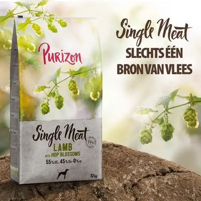 Purizon Single Meat Adult Lam met Erwten en Hopbloemen