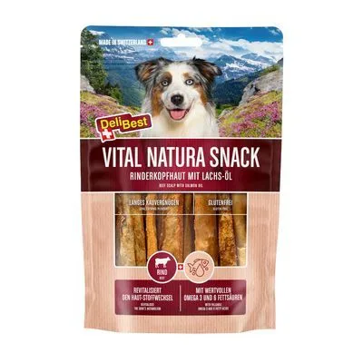 Delibest Vital Natura Snack Wildzalmolie