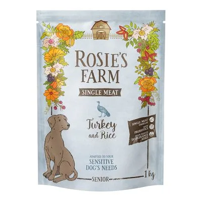 Rosie's Farm Single Meat Senior Pute mit Reis