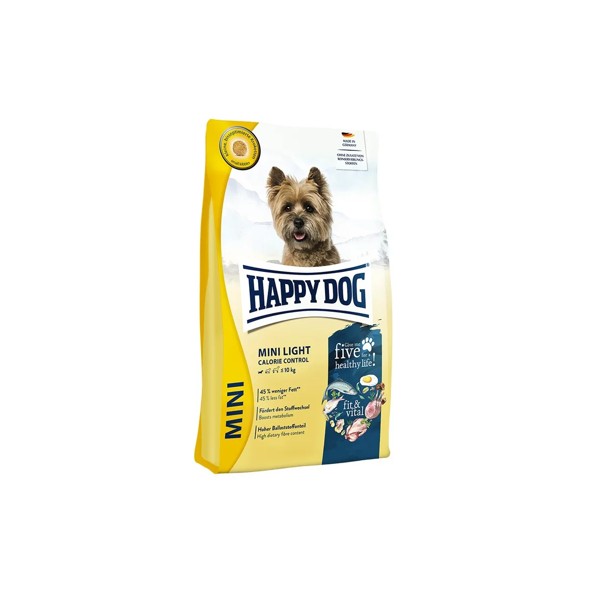 Happy Dog fit & vital Trockenfutter Hund Adult, Mini Light