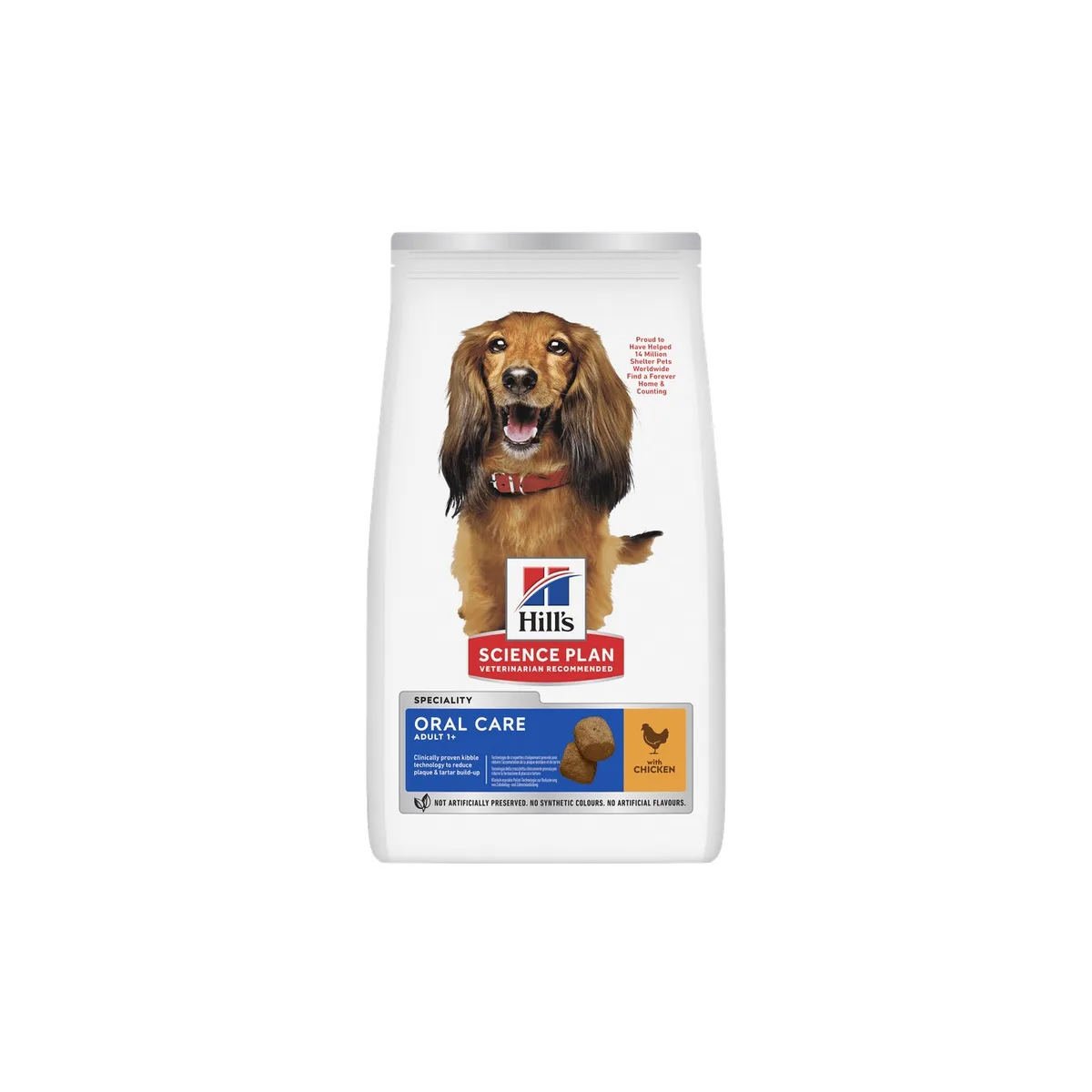 Hill's Science Plan Trockenfutter Hund, Oral Care, Adult, mit Huhn