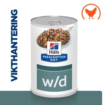 Hill's Prescription Diet w/d Diabetes Care Chicken hundfoder
