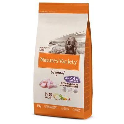 Nature's Variety Nature's Original No Grain Medium Adult Kalkoen
