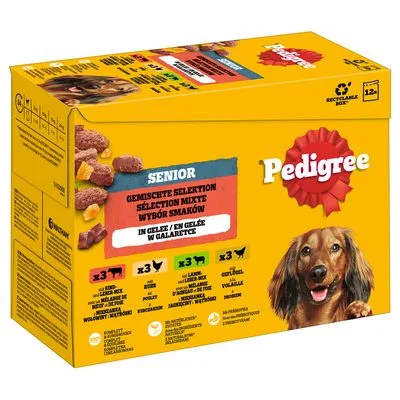 Pedigree Senior Frischebeutel in Gelee