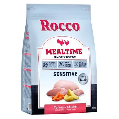 Rocco Mealtime Sensitive - Kalkoen & Kip