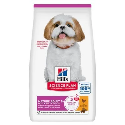 Hill's Science Plan Mature Adult 7+ Small & Mini met kip
