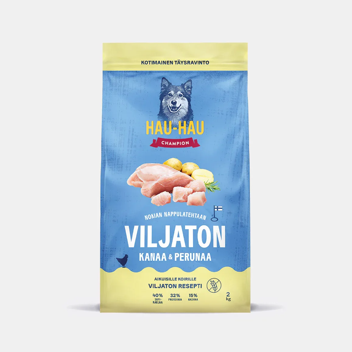 Hau-Hau Champion Chicken Potato Grain Free Adult Dry Food