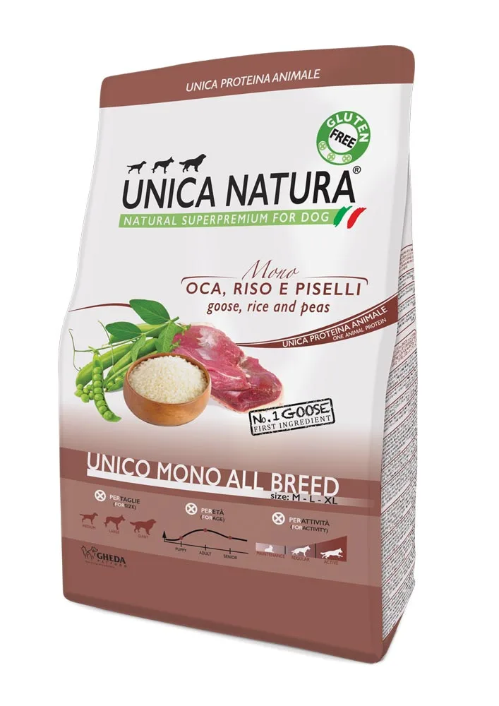 Unica Natura Oca, Riso e Piselli - UNICO MONO ALL BREED