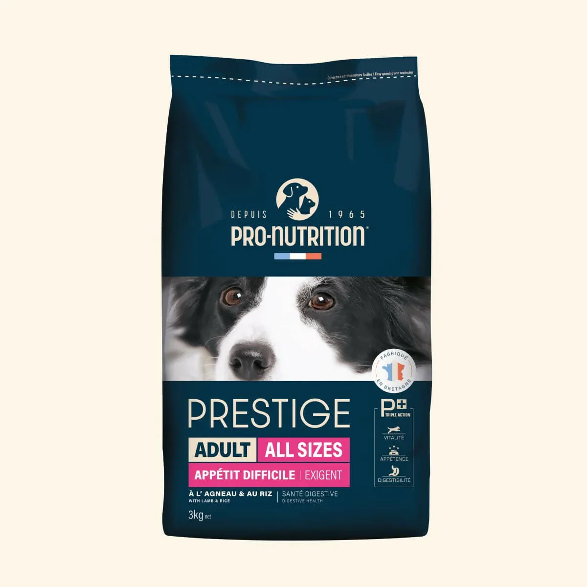 Pro-Nutrition Flatazor Croquettes Chien Adulte à l'Appétit Difficile – Prestige Adult Agneau & Riz