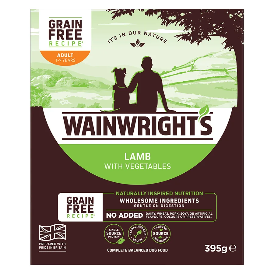 Wainwright's Grain Free Adult Wet Dog Food Lamb