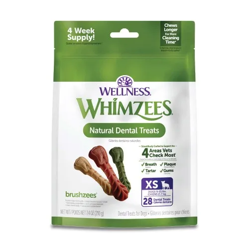 Whimzees Brushzees Dog Dental Treats