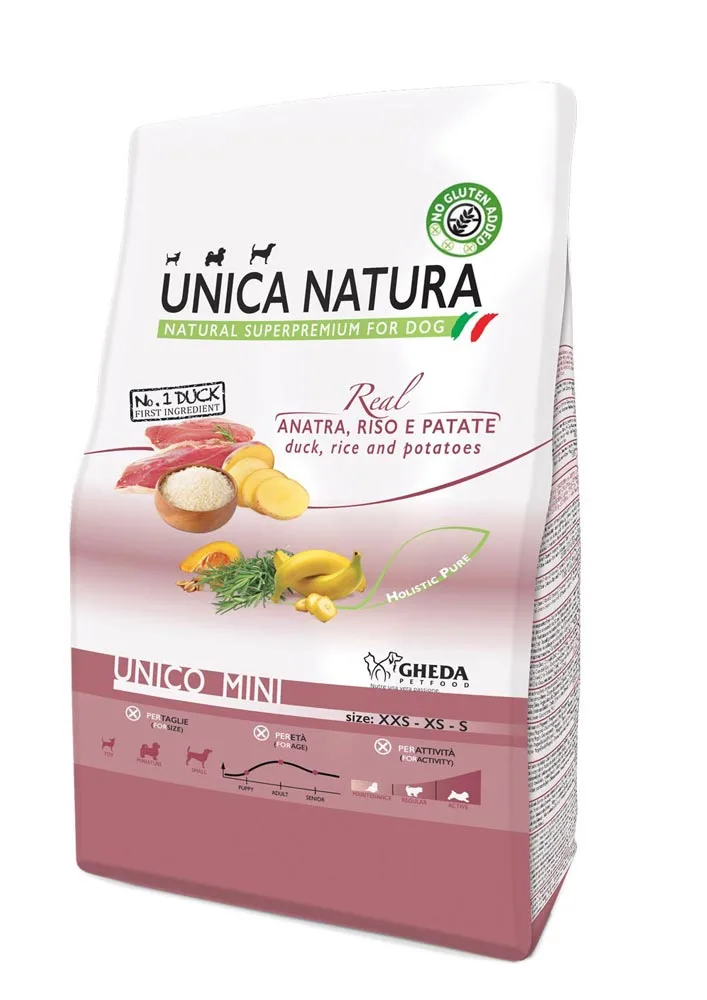 Unica Natura Anatra, Riso e Patate - UNICO MINI