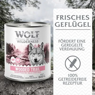 Wolf of Wilderness Adult - mit viel frischem Geflügel
