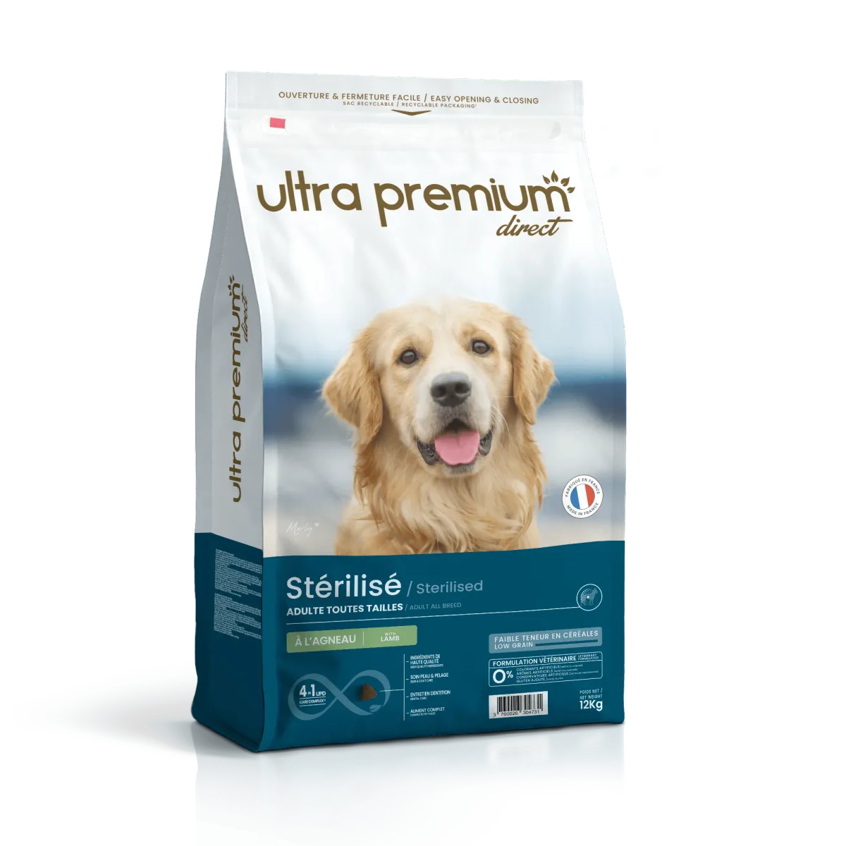 Ultra Premium Direct Croquettes Light Super Premium Pour Chien Stérilisé / Surpoids