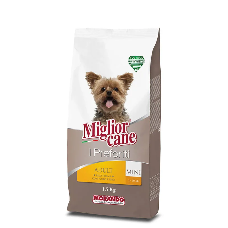 MigliorCane I Preferiti ADULT MINI PESO FORMA CROCCHETTE con POLLO E RISO