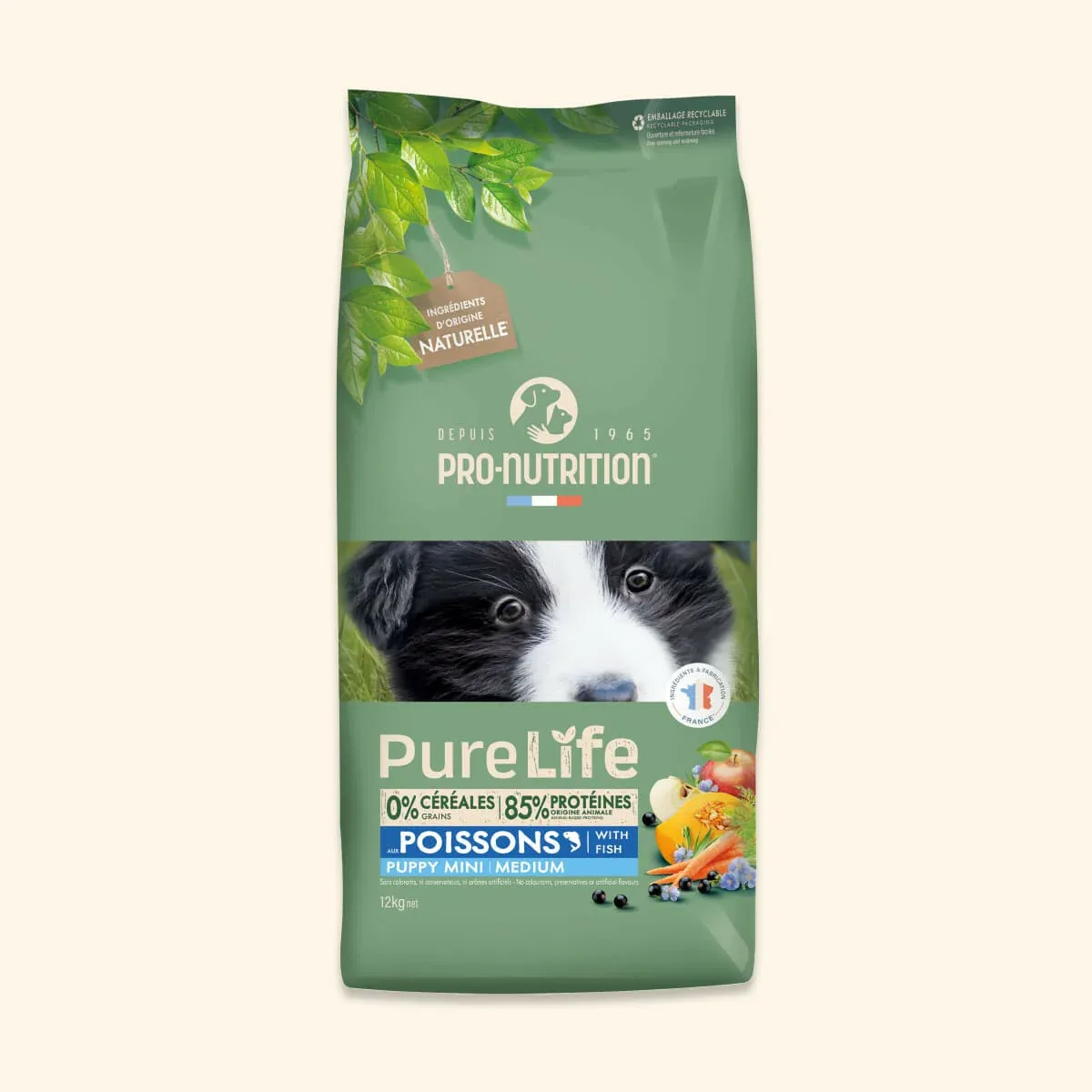 Pro-Nutrition Flatazor Pure Life Puppy Mini Medium - Saveur Poissons