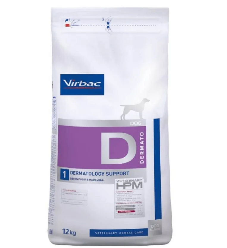 Virbac Croquettes Veterinary Dermatology Support