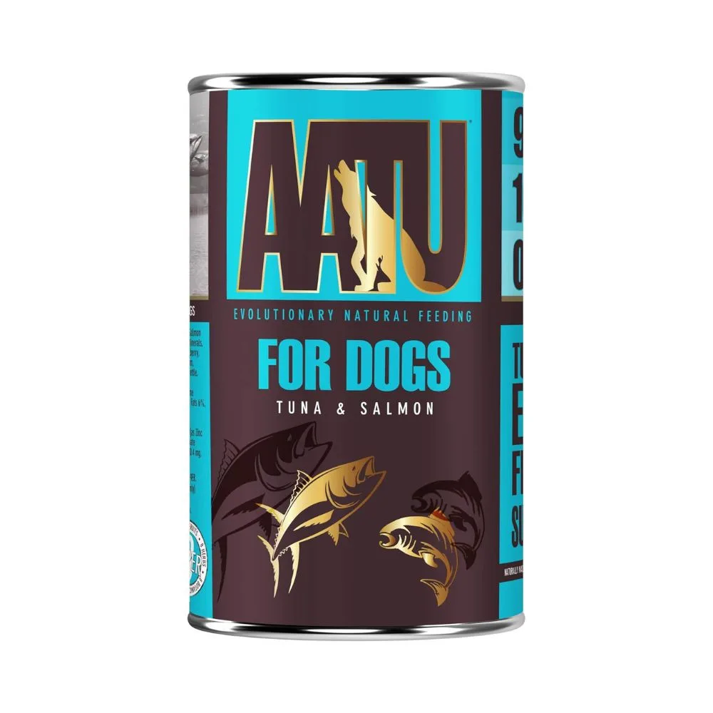 AATU Tuna & Salmon Dog Food Can