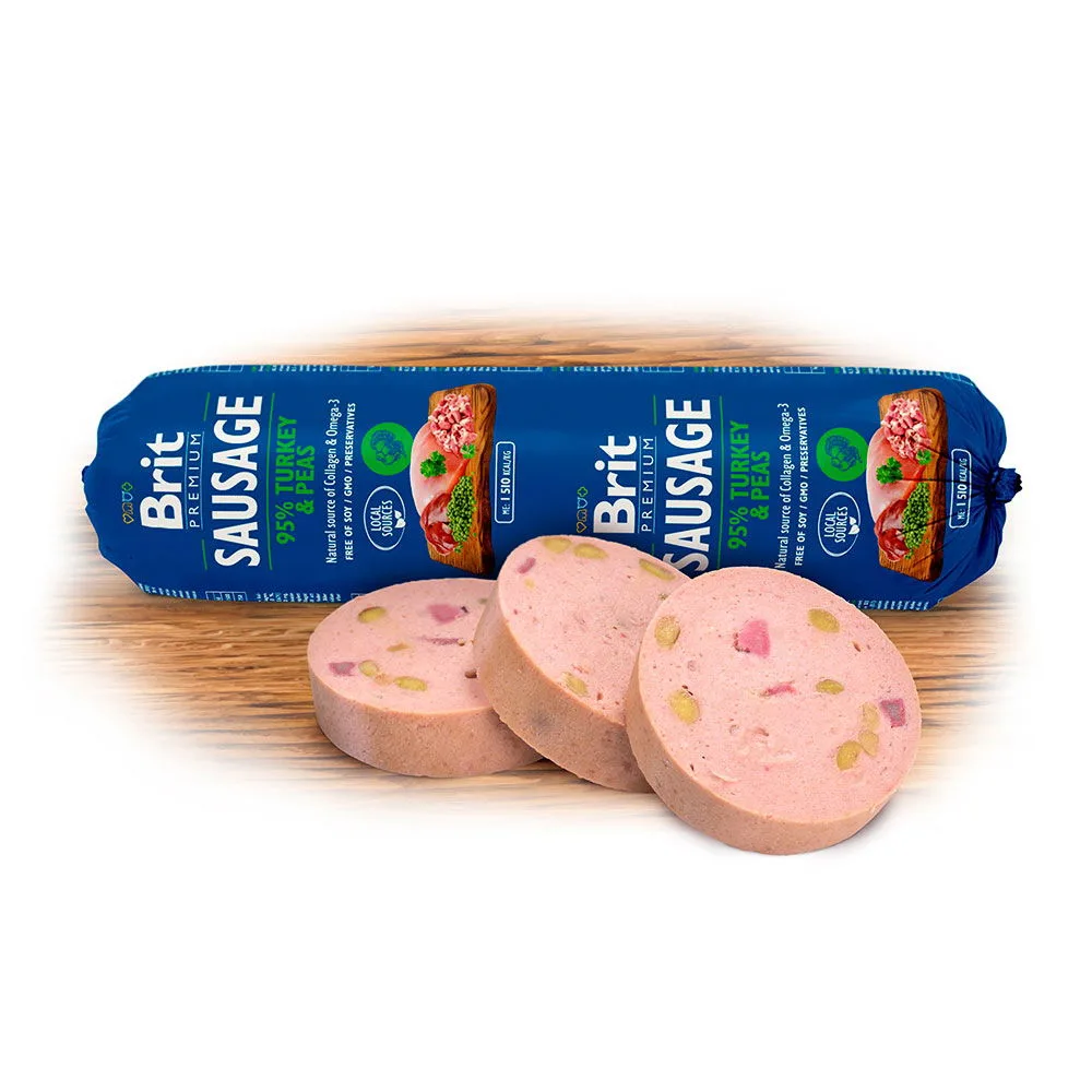 Brit Premium makkara kalkkuna & herne