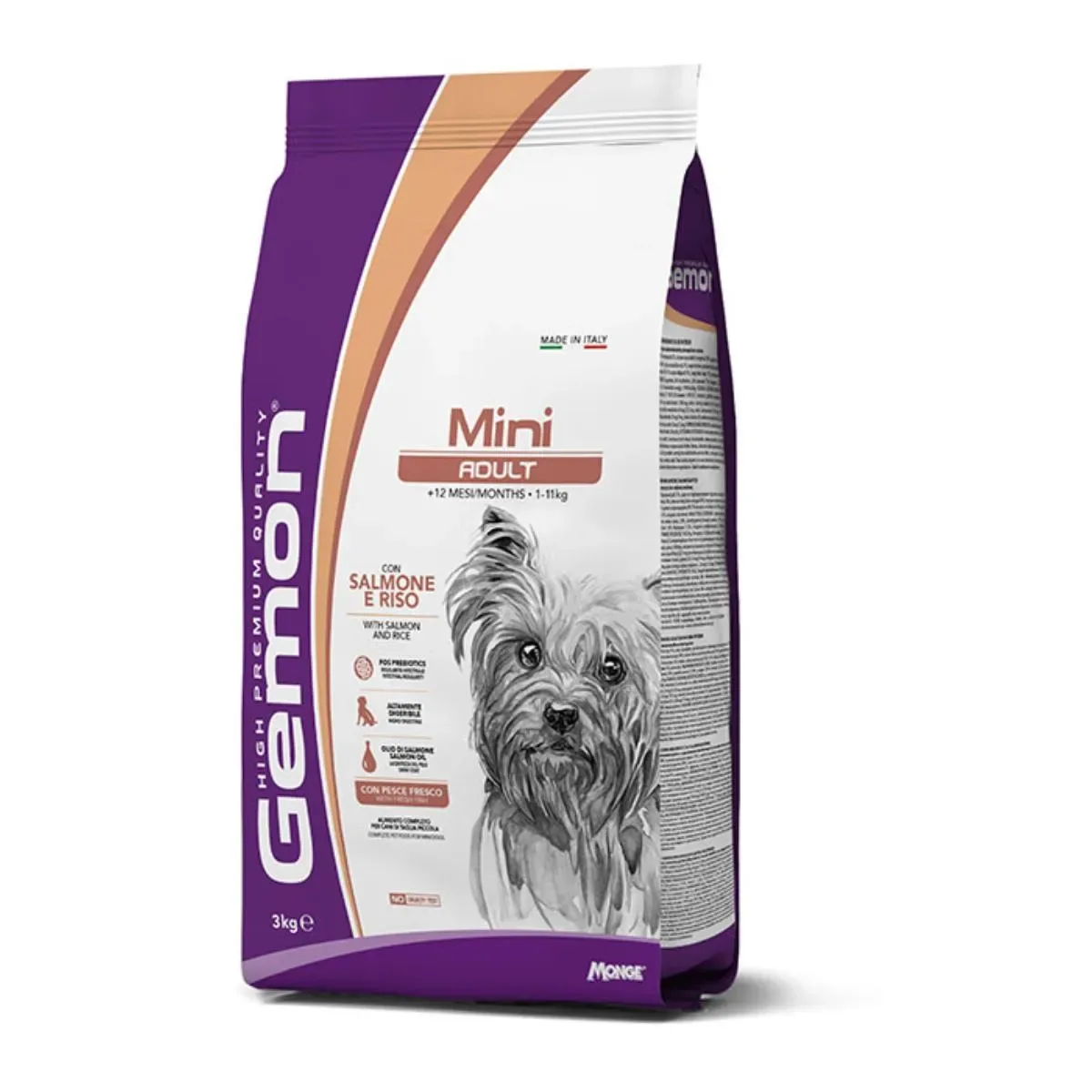Gemon Dog Adult Mini Salmone e Riso