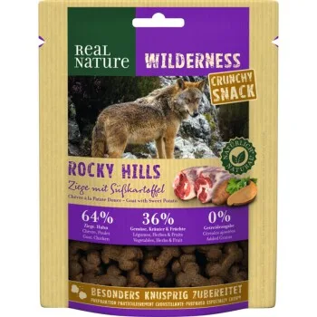 REAL NATURE WILDERNESS Snack croustillant Chèvre à la Patate douce
