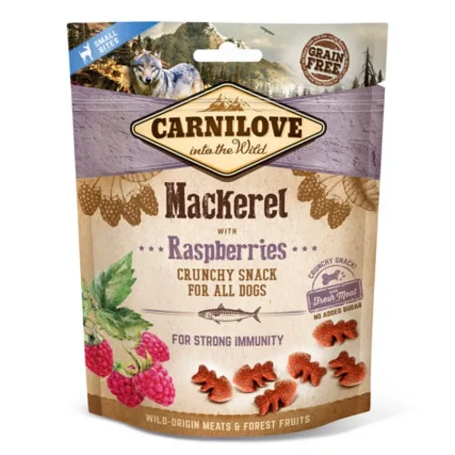 Carnilove Galletas Crunchy Caballa y Frambuesas