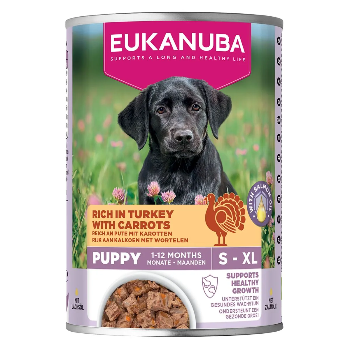 Eukanuba Dog Wet Puppy Turkey with Carrots Våtfoder till Valp