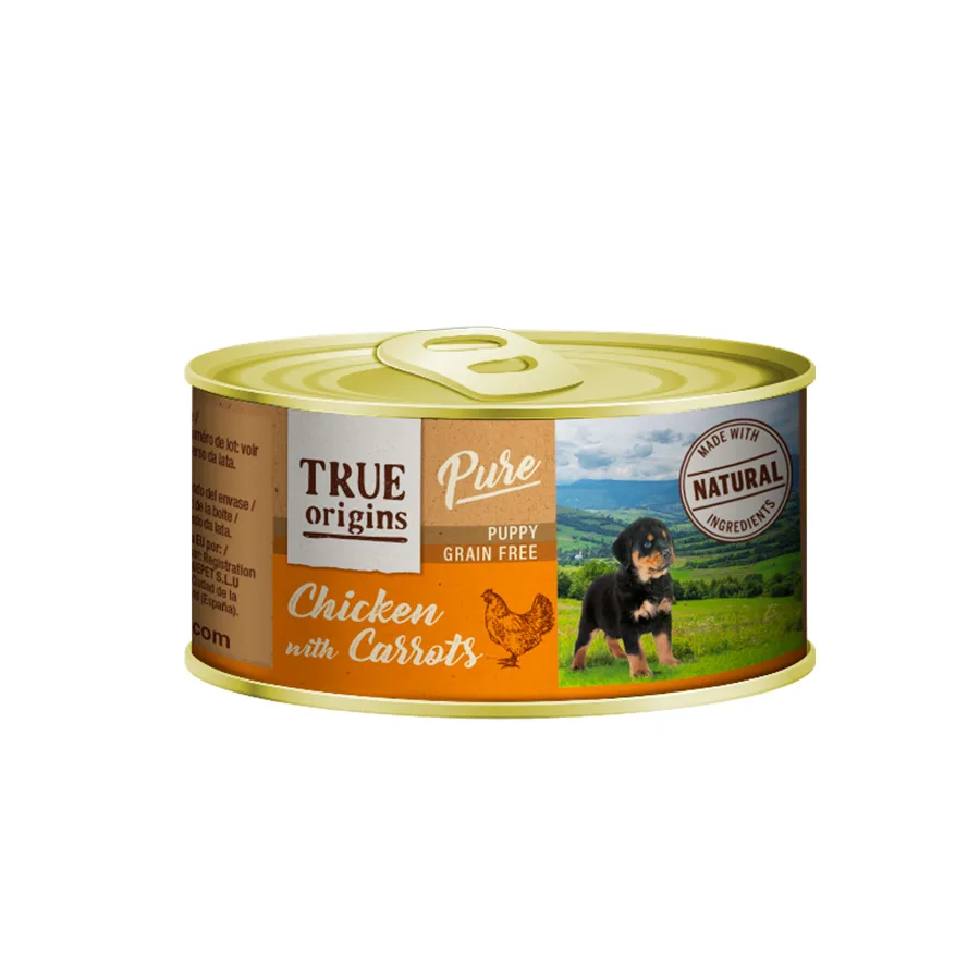 True Origins Pure Puppy Pollo con Zanahoria