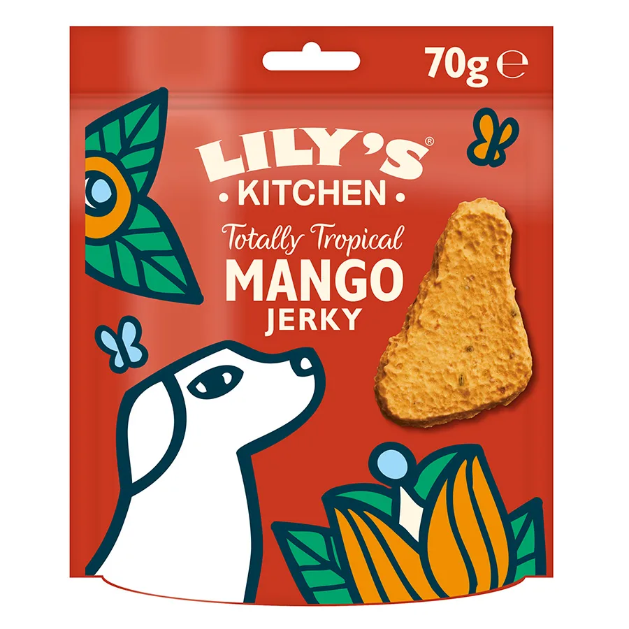 Lily's Kitchen Totally Tropical Mango Jerky Dog Treats