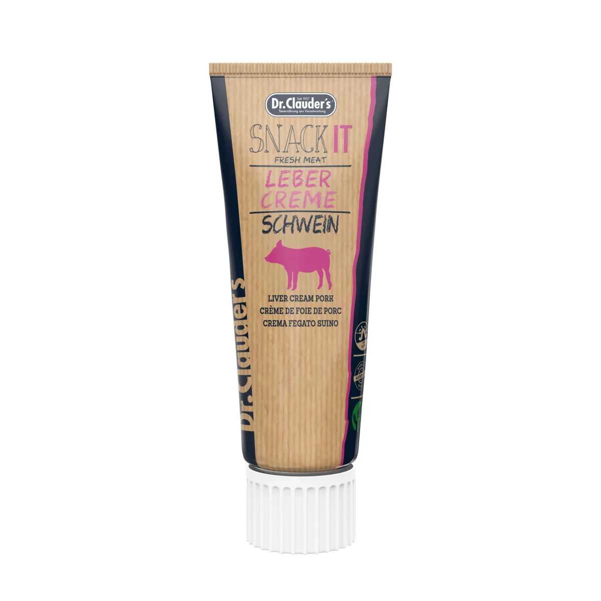 Dr.Clauder solutions for pets GmbH Dr.Clauder's Snack IT Leber Creme Schwein
