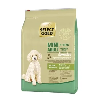 SELECT GOLD Sensitive aliments secs pour chien Mini Canard aux pommes de terre