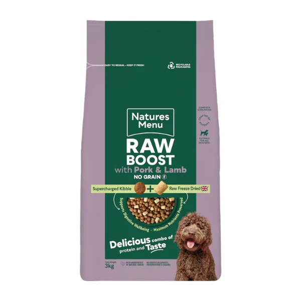 Nature's Menu Natures Menu Raw Boost Pork & Lamb Dog Food