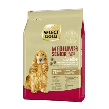 SELECT GOLD Sensitive Croquettes Chien Senior Medium Agneau et riz