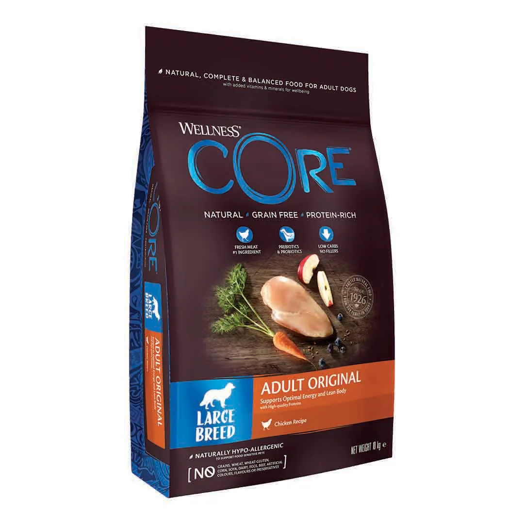Wellness Core Dry Large Breed Adult Dog Food Original Chicken Recipe