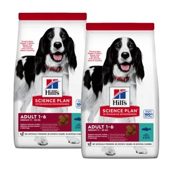 Hill's Science Plan Science Plan Trockenfutter Hund, Adult, Medium, Thunfisch und Reis